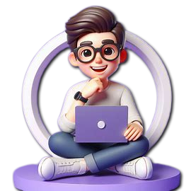 Me sitting with a laptop